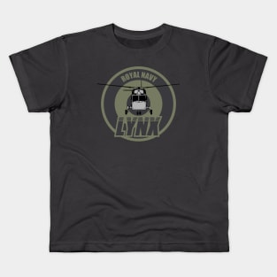 Royal Navy Lynx Patch (subdued) Kids T-Shirt